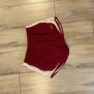 Maroon large Nike shorts